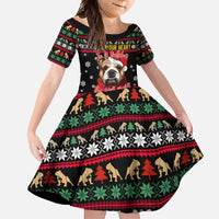 Give Your Heart Bulldog Christmas Family Matching Mermaid Dress and Hawaiian Shirt Xmas Holiday Patterns - Wonder Print Shop