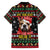 Give Your Heart Bulldog Christmas Family Matching Off The Shoulder Long Sleeve Dress and Hawaiian Shirt Xmas Holiday Patterns - Wonder Print Shop