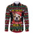 Give Your Heart Bulldog Christmas Family Matching Off The Shoulder Long Sleeve Dress and Hawaiian Shirt Xmas Holiday Patterns - Wonder Print Shop
