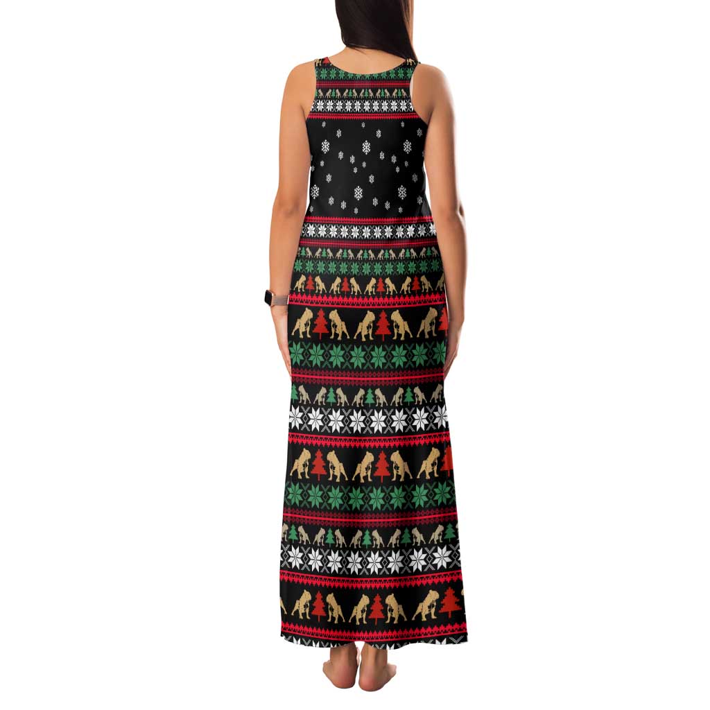 Give Your Heart Bulldog Christmas Family Matching Tank Maxi Dress and Hawaiian Shirt Xmas Holiday Patterns - Wonder Print Shop