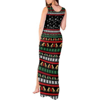 Give Your Heart Bulldog Christmas Tank Maxi Dress Xmas Holiday Patterns - Wonder Print Shop