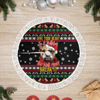 Give Your Heart Bulldog Christmas Tree Skirt Xmas Holiday Patterns - Wonder Print Shop