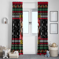 Give Your Heart Bulldog Christmas Window Curtain Xmas Holiday Patterns - Wonder Print Shop