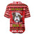 Give Your Heart Pitbull Dog Christmas Baseball Jersey Xmas Holiday Patterns - Wonder Print Shop