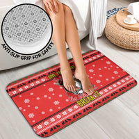 Give Your Heart Pitbull Dog Christmas Bathroom Set Xmas Holiday Patterns - Wonder Print Shop