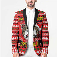 Give Your Heart Pitbull Dog Christmas Blazer Xmas Holiday Patterns - Wonder Print Shop