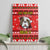 Give Your Heart Pitbull Dog Christmas Canvas Wall Art Xmas Holiday Patterns - Wonder Print Shop