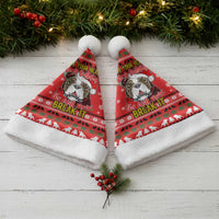 Give Your Heart Pitbull Dog Christmas Santa Hat Xmas Holiday Patterns - Wonder Print Shop