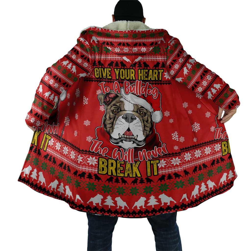 Give Your Heart Pitbull Dog Christmas Cloak Xmas Holiday Patterns - Wonder Print Shop