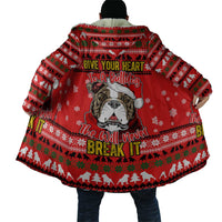Give Your Heart Pitbull Dog Christmas Cloak Xmas Holiday Patterns - Wonder Print Shop