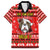 Give Your Heart Pitbull Dog Christmas Family Matching Off The Shoulder Long Sleeve Dress and Hawaiian Shirt Xmas Holiday Patterns - Wonder Print Shop