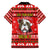 Give Your Heart Pitbull Dog Christmas Family Matching Off The Shoulder Long Sleeve Dress and Hawaiian Shirt Xmas Holiday Patterns - Wonder Print Shop