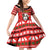 Give Your Heart Pitbull Dog Christmas Family Matching Off Shoulder Short Dress and Hawaiian Shirt Xmas Holiday Patterns - Wonder Print Shop
