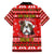 Give Your Heart Pitbull Dog Christmas Family Matching Off Shoulder Short Dress and Hawaiian Shirt Xmas Holiday Patterns - Wonder Print Shop