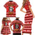 Give Your Heart Pitbull Dog Christmas Family Matching Short Sleeve Bodycon Dress and Hawaiian Shirt Xmas Holiday Patterns - Wonder Print Shop