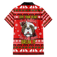 Give Your Heart Pitbull Dog Christmas Family Matching Summer Maxi Dress and Hawaiian Shirt Xmas Holiday Patterns - Wonder Print Shop