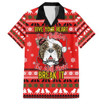Give Your Heart Pitbull Dog Christmas Family Matching Tank Maxi Dress and Hawaiian Shirt Xmas Holiday Patterns - Wonder Print Shop