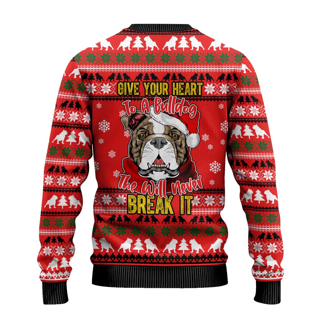 Give Your Heart Pitbull Dog Christmas Ugly Christmas Sweater Xmas Holiday Patterns - Wonder Print Shop