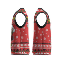 Give Your Heart Pitbull Dog Christmas Knitted V-Neck Vest Xmas Holiday Patterns - Wonder Print Shop