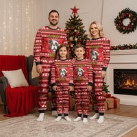 Give Your Heart Pitbull Dog Christmas Pajama Set Xmas Holiday Patterns - Wonder Print Shop