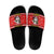 Give Your Heart Pitbull Dog Christmas Slide Sandals Xmas Holiday Patterns - Wonder Print Shop