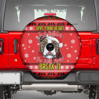 Give Your Heart Pitbull Dog Christmas Spare Tire Cover Xmas Holiday Patterns - Wonder Print Shop