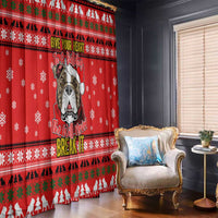 Give Your Heart Pitbull Dog Christmas Window Curtain Xmas Holiday Patterns - Wonder Print Shop