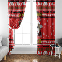 Give Your Heart Pitbull Dog Christmas Window Curtain Xmas Holiday Patterns - Wonder Print Shop