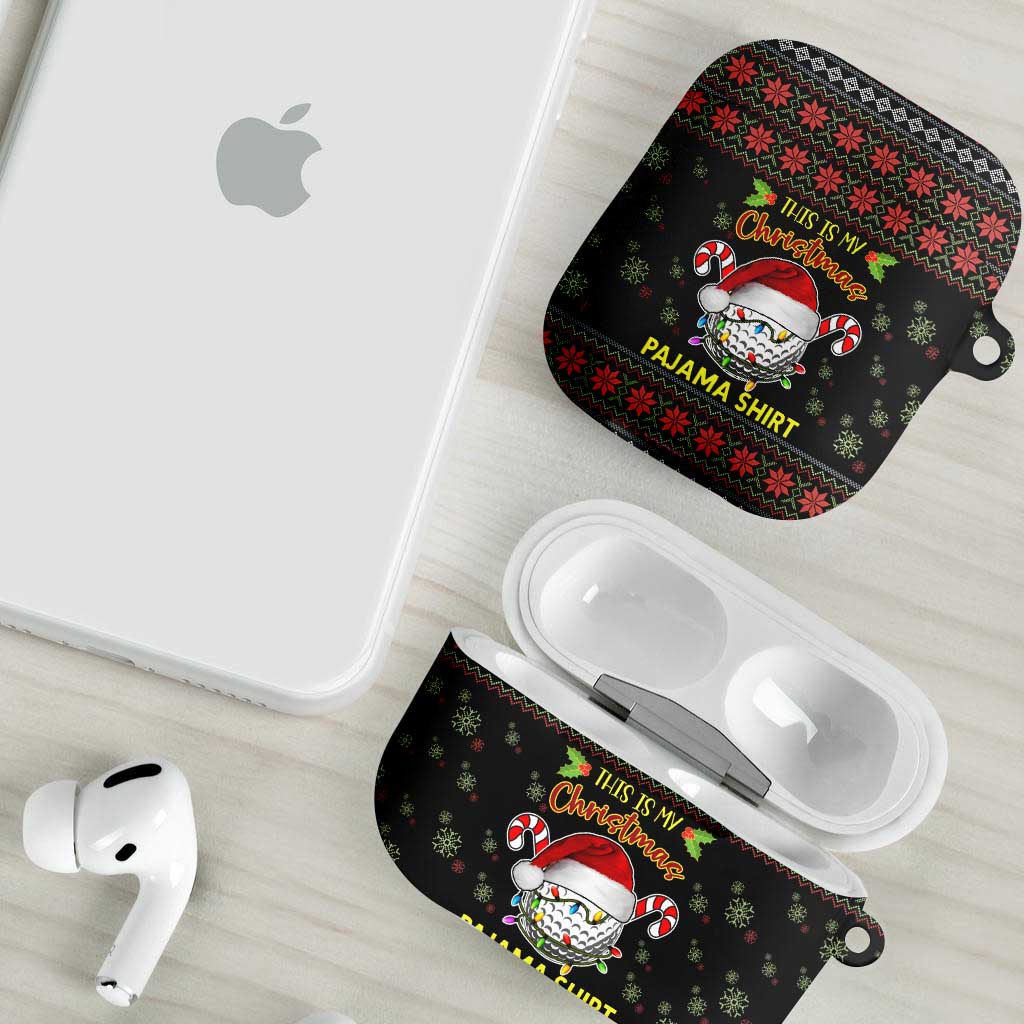 Golf Pajama Christmas AirPods Case Xmas Holiday Patterns - Wonder Print Shop
