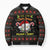 Golf Pajama Christmas Bomber Puffer Jacket Xmas Holiday Patterns - Wonder Print Shop