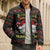 Golf Pajama Christmas Bomber Puffer Jacket Xmas Holiday Patterns - Wonder Print Shop