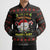 Golf Pajama Christmas Bomber Puffer Jacket Xmas Holiday Patterns - Wonder Print Shop