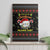 Golf Pajama Christmas Canvas Wall Art Xmas Holiday Patterns - Wonder Print Shop