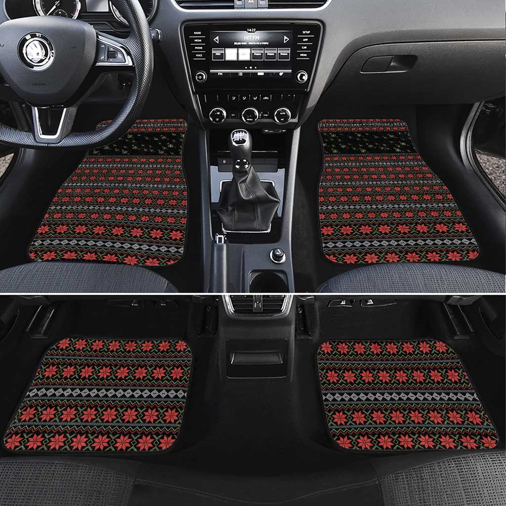 Golf Pajama Christmas Car Mats Xmas Holiday Patterns - Wonder Print Shop