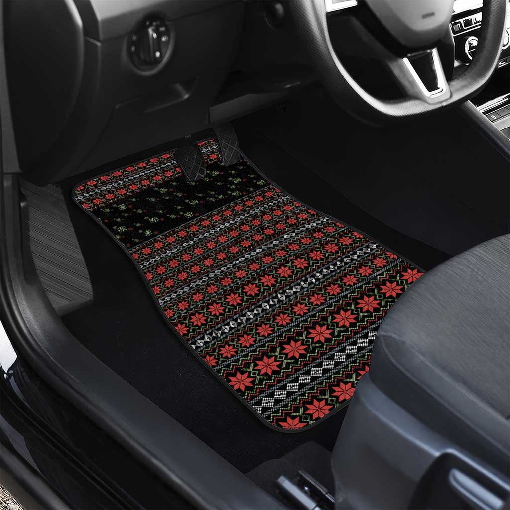 Golf Pajama Christmas Car Mats Xmas Holiday Patterns - Wonder Print Shop