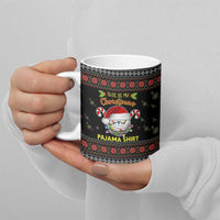 Golf Pajama Christmas Ceramic Mug Xmas Holiday Patterns - Wonder Print Shop