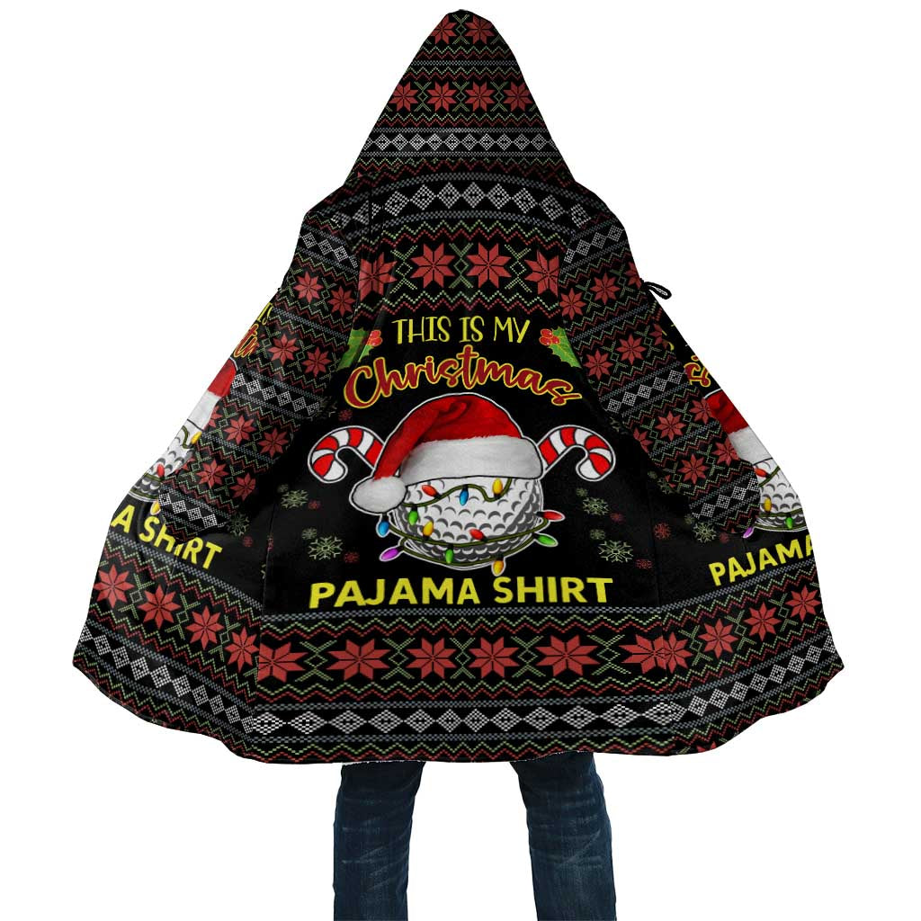 Golf Pajama Christmas Cloak Xmas Holiday Patterns - Wonder Print Shop