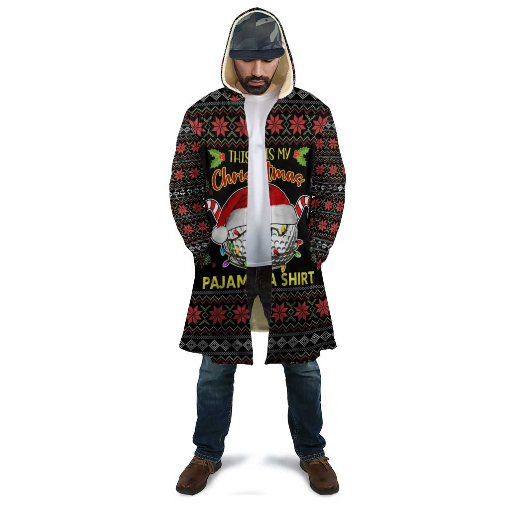 Golf Pajama Christmas Cloak Xmas Holiday Patterns - Wonder Print Shop
