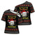 Golf Pajama Christmas Cross Shoulder Shirt Xmas Holiday Patterns - Wonder Print Shop