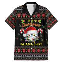 Golf Pajama Christmas Family Matching Mermaid Dress and Hawaiian Shirt Xmas Holiday Patterns - Wonder Print Shop