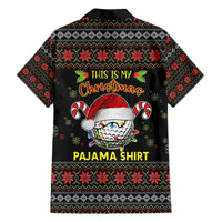 Golf Pajama Christmas Family Matching Off The Shoulder Long Sleeve Dress and Hawaiian Shirt Xmas Holiday Patterns - Wonder Print Shop