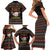 Golf Pajama Christmas Family Matching Short Sleeve Bodycon Dress and Hawaiian Shirt Xmas Holiday Patterns - Wonder Print Shop