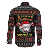 Golf Pajama Christmas Family Matching Short Sleeve Bodycon Dress and Hawaiian Shirt Xmas Holiday Patterns - Wonder Print Shop