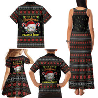 Golf Pajama Christmas Family Matching Tank Maxi Dress and Hawaiian Shirt Xmas Holiday Patterns - Wonder Print Shop