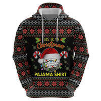 Golf Pajama Christmas Hoodie Xmas Holiday Patterns - Wonder Print Shop