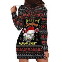 Golf Pajama Christmas Hoodie Dress Xmas Holiday Patterns - Wonder Print Shop