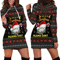 Golf Pajama Christmas Hoodie Dress Xmas Holiday Patterns - Wonder Print Shop