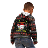 Golf Pajama Christmas Kid Hoodie Xmas Holiday Patterns - Wonder Print Shop