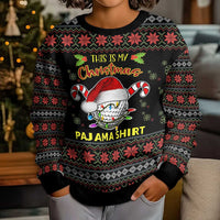 Golf Pajama Christmas Kid Ugly Christmas Sweater Xmas Holiday Patterns - Wonder Print Shop