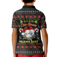 Golf Pajama Christmas Kid Polo Shirt Xmas Holiday Patterns - Wonder Print Shop